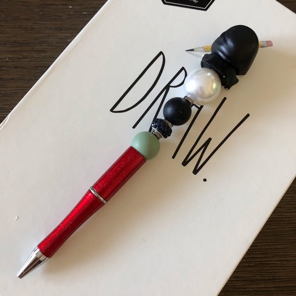 Disney Doorables: Star Wars: Emperor Palpatine handmade beaded pen - Picture 3 of 3